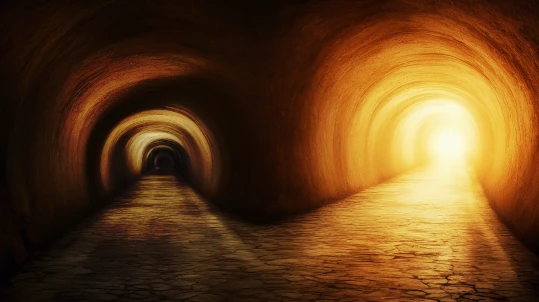 light and dark tunnel