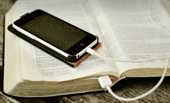 bible and cell phone